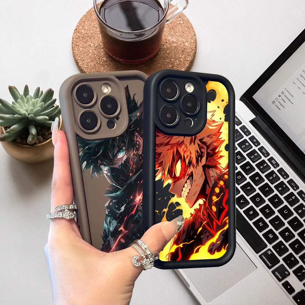 Boku No My Hero Academia Case For Redmi K60 K50 K40 Ultra 5G 15 14C 13 13C 12 12C 10 10C 9C 9A 9T 9 8 A5 A3 غطاء هاتف من السيليكون