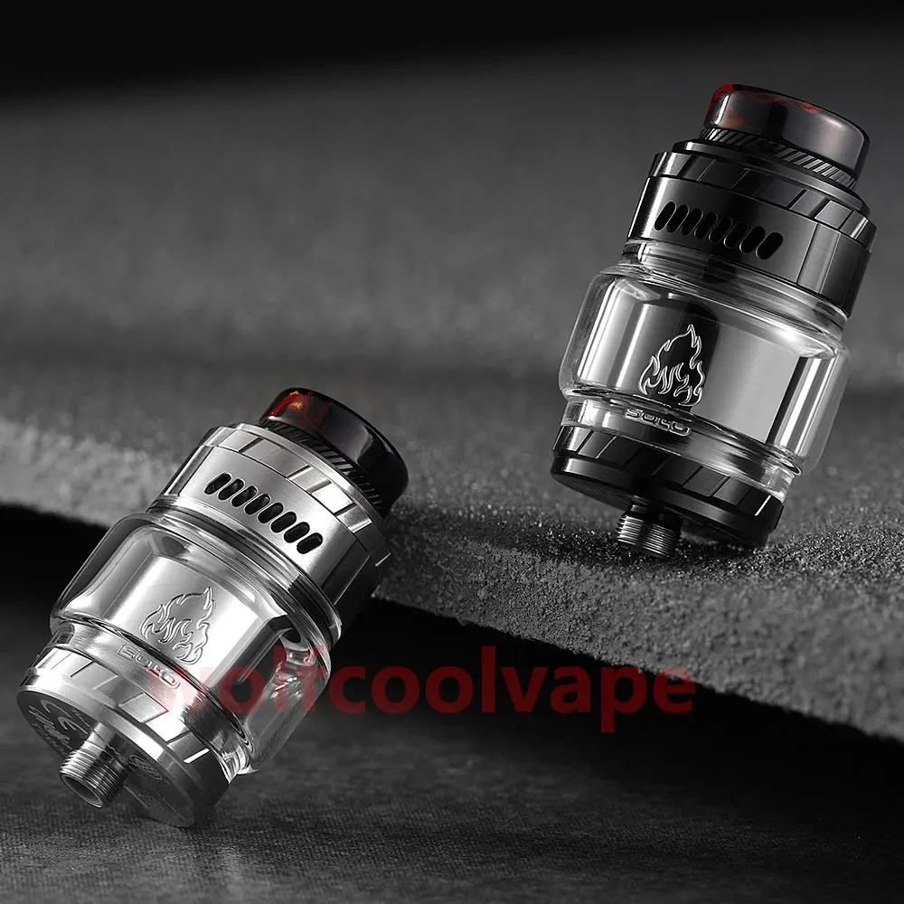 أصيلة ThunderHead الإبداعات و مايك Vapes الحريق سولو هيئة الطرق والمواصلات Vape البخاخة 5.5 مللي 25 مللي متر قطرها لفائف واحدة خزان