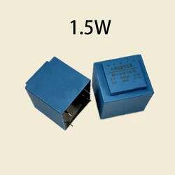 EI 1.5W 1.5VA AC 220V To AC 12V Mini Sealed Plug In PCB Board 4 Pins Needle 10/20mm Pin Pitch Power Encapsulated Transformer