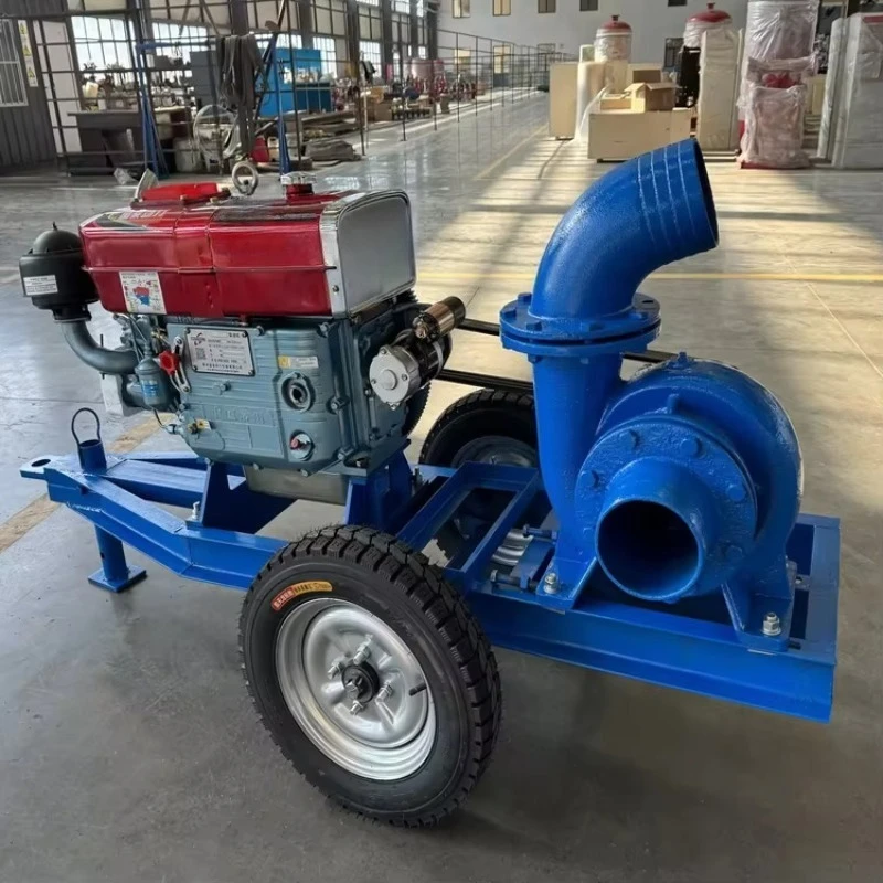 Dewatering Centrifugal High Pressure Sewage Water Automatic Single Cylinder  Engine Pump with Agriculture Irrigation