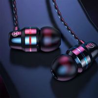 Metal Earphone Type c Wire In-ear Headphone High Quality 3.5mm Deep Bass Noice Canceling Headset With Mic Headphone For Meizu Sa