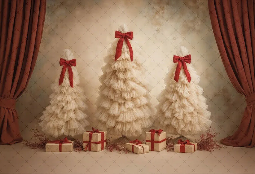 Mehofond 사진 배경 메리 크리스마스 정문 트럭 크리스마스 트리 선물 어린이 가족 초상화 장식 배경 사진 스튜디오