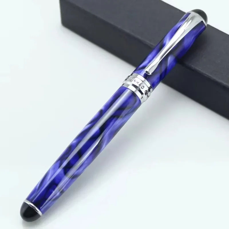 JINHAO 750 Stainless Steel Business Gift 0.5MM Nib Rollerball Pen High Quality Luxury Office School Stationery Supplies