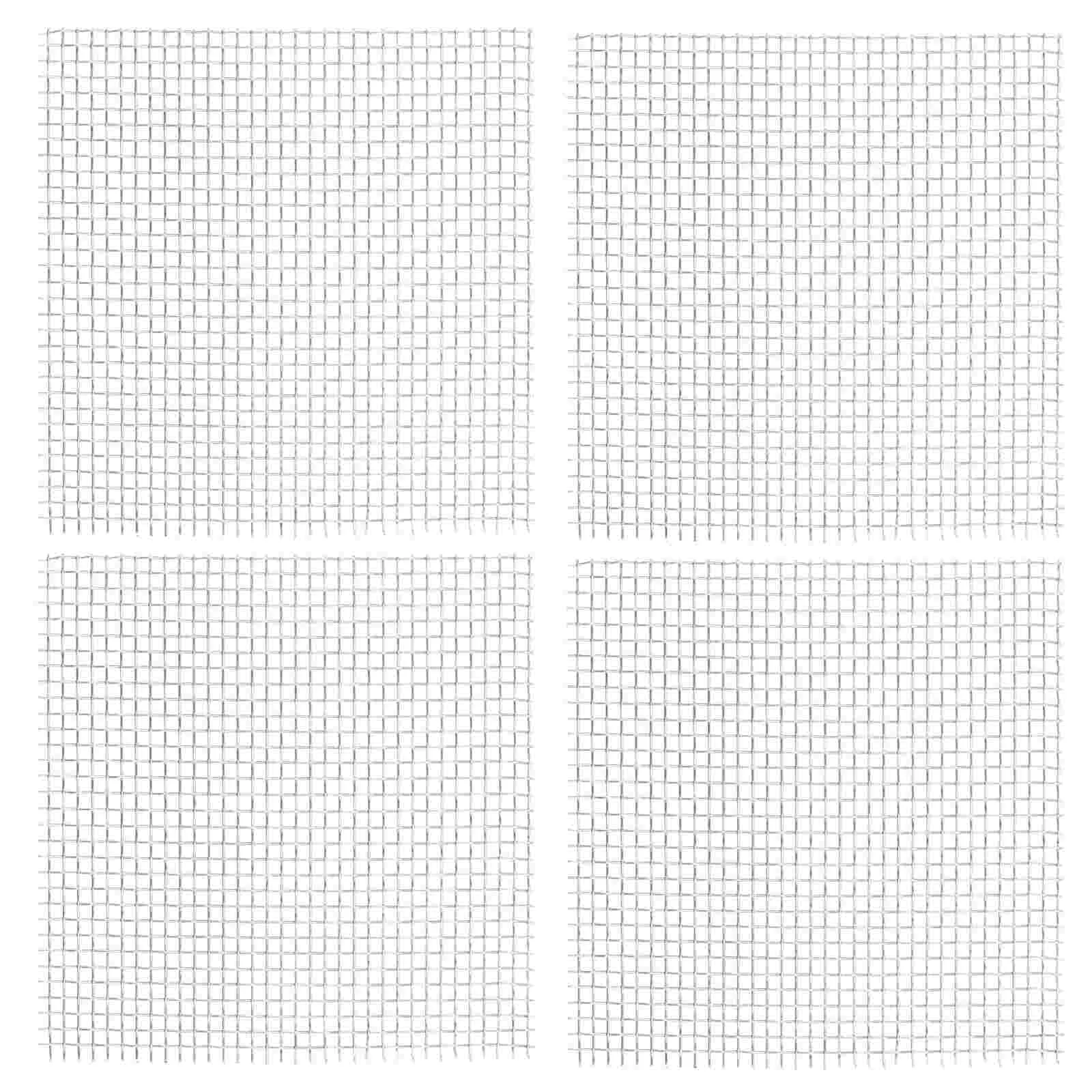 15 PCS Carpet Aquarium Aquatic Mesh Practical Moss Wall Fish Tank Stainless Steel