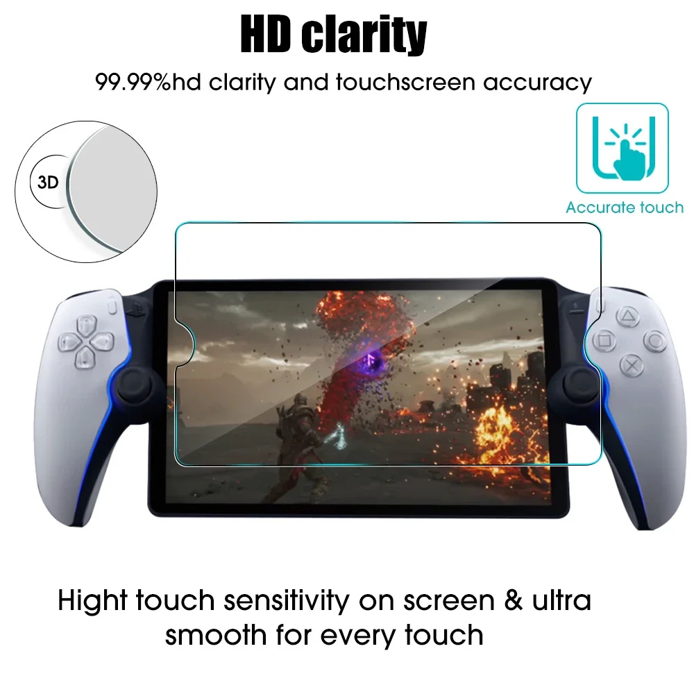 For Sony PlayStation Portal 9H Hardness Anti-Scratch Temperd Glass Screen Protector Game Machine Protective Films for Sony