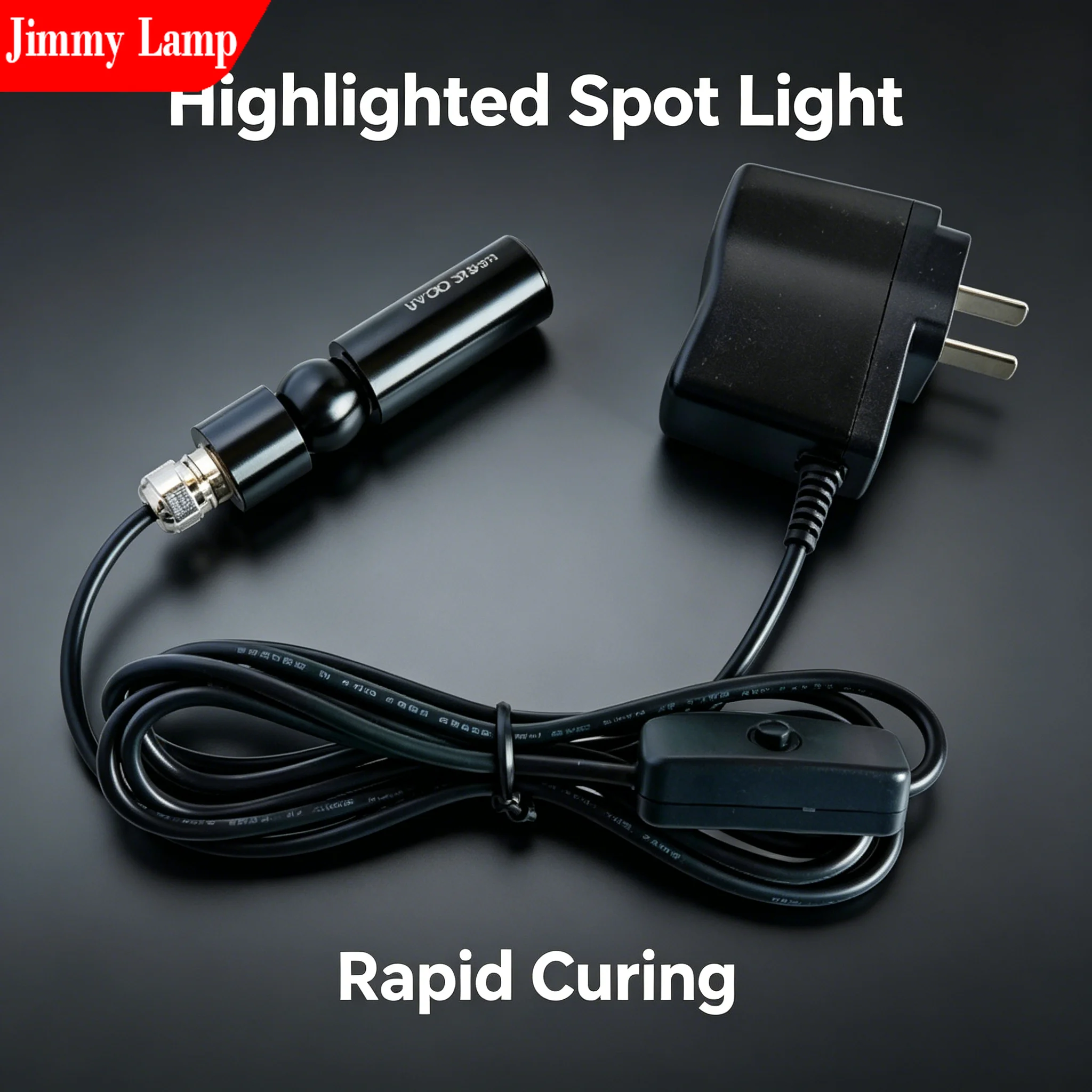 Super Focused UV Spot Light High Intensity Ultraviolet Lamp for Lab Research UV Glue Resin Shadowless Adhesive Curing 395nm