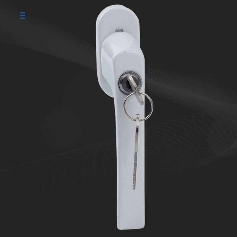 Industrial Lockable Handle Key Locking Mechanism Convenient Lockable Window Handle Simple Installation for Added Safety