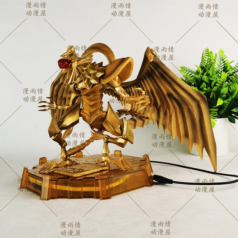 Yu-Gi-Oh! Figurka Anime Egipski Bóg Skrzydlatego Smoka Ra Ozdoba na Biurko Figurka Akcji z PVC Kolekcja Model Prezent