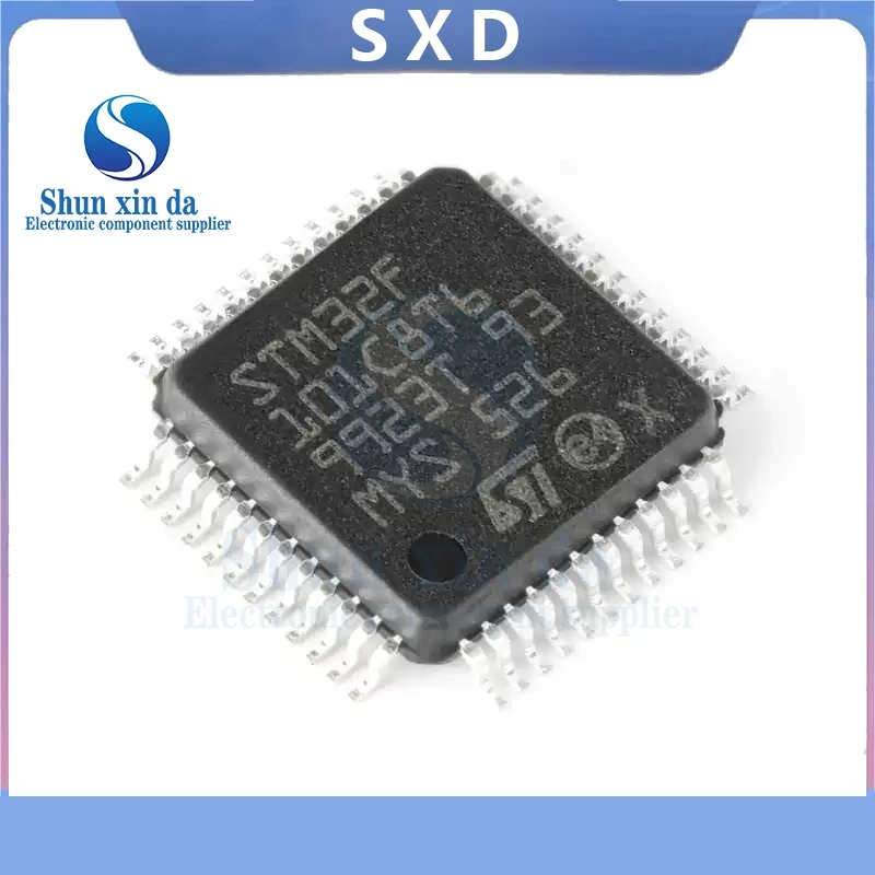 STM32F101C8T6 STM32F101CBT6 LQFP-48 ARM Cortex-M0 Mikrokontroler MCU Chip IC SMD STM32F101 STM32F 101C8T6 101CBT6