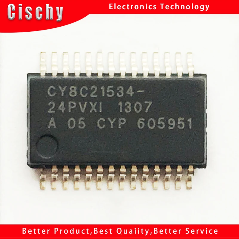 

1pcs/lot CY8C21534-24PVXI CY8C21534 CY8C21534-24 SSOP-28 In stock