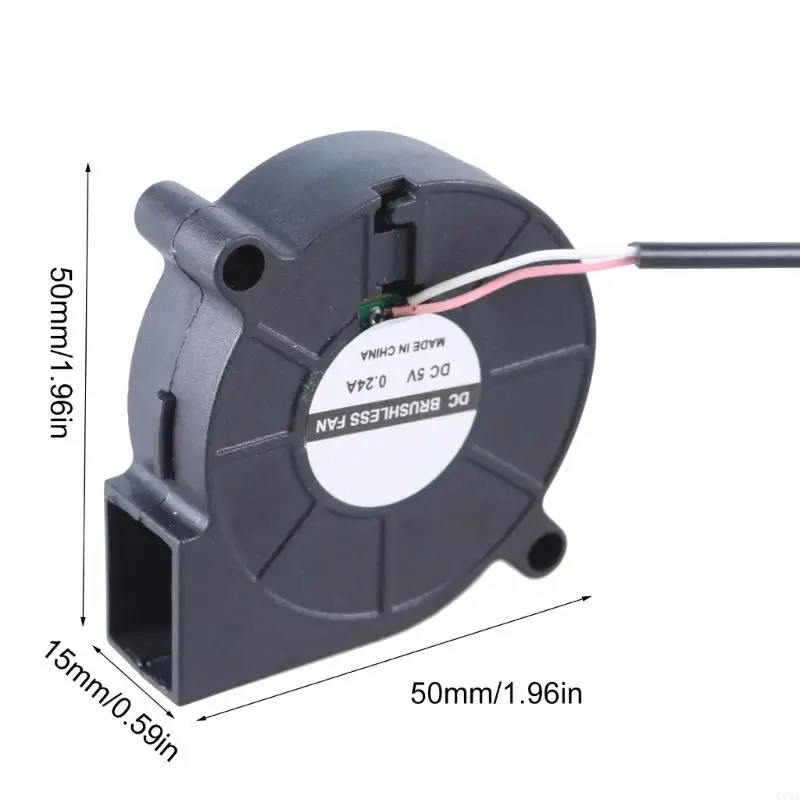 Q84A 5015 USB Powered Cooling вентилятор вентилятор 50 мм Computer Coolers DC5V Бесщеточный вентилятор DC5V