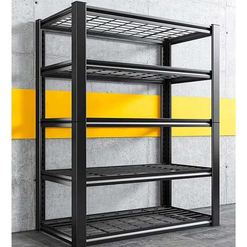 

Garage Shelving, 72" Garage Storage Shelves Heavy Duty Shelving Units and Storage Loads 2000LBS,Adjustable 5 Tier Metal Shelving