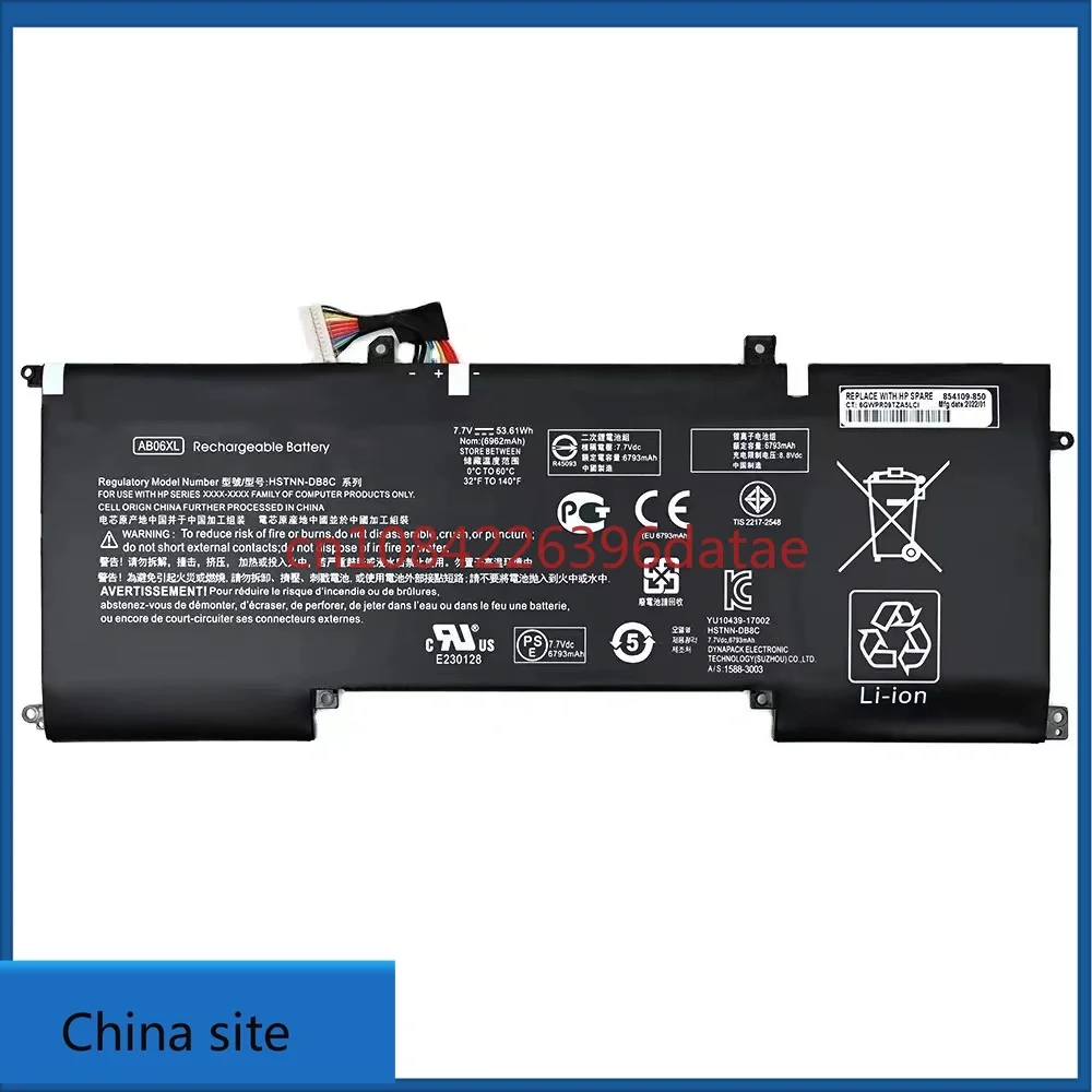

High-quality Battery AB06XL batteries for HP ENVY 13-AD110 AD112TU AD113TU TPN-I128 AB06XL Laptop Battery