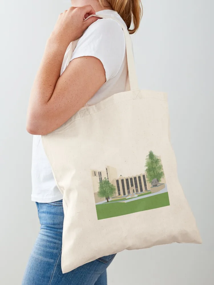 Ezra Stiles College Tote Bag tote bag custom reusable shopping bag Portable shopping bags luxury women