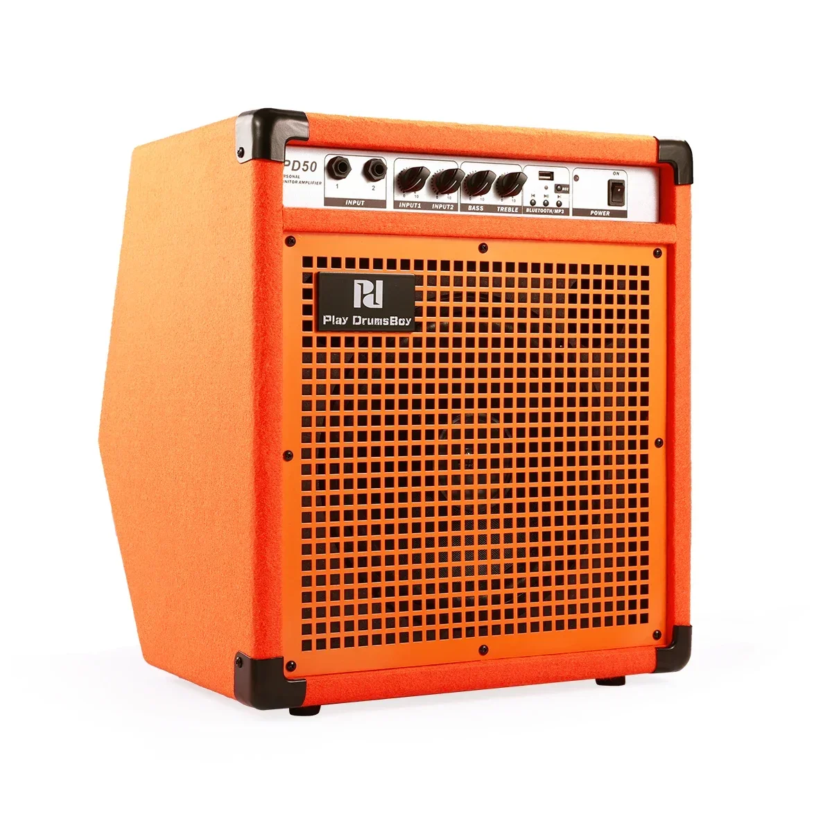 PD50 Speaker A 50W Music Equipment For Recording Acoustic And Electronic Drums, And Professional Drum Amplifiers