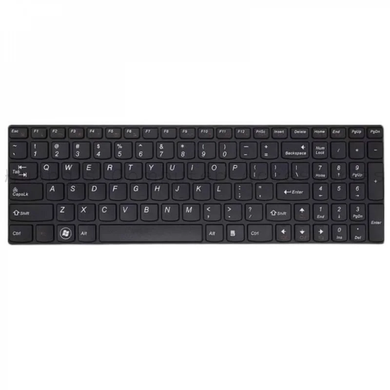 SS+US English Laptop Keyboard For Lenovo G580 G585 Z580 Z580A Z585 G590 Replacement