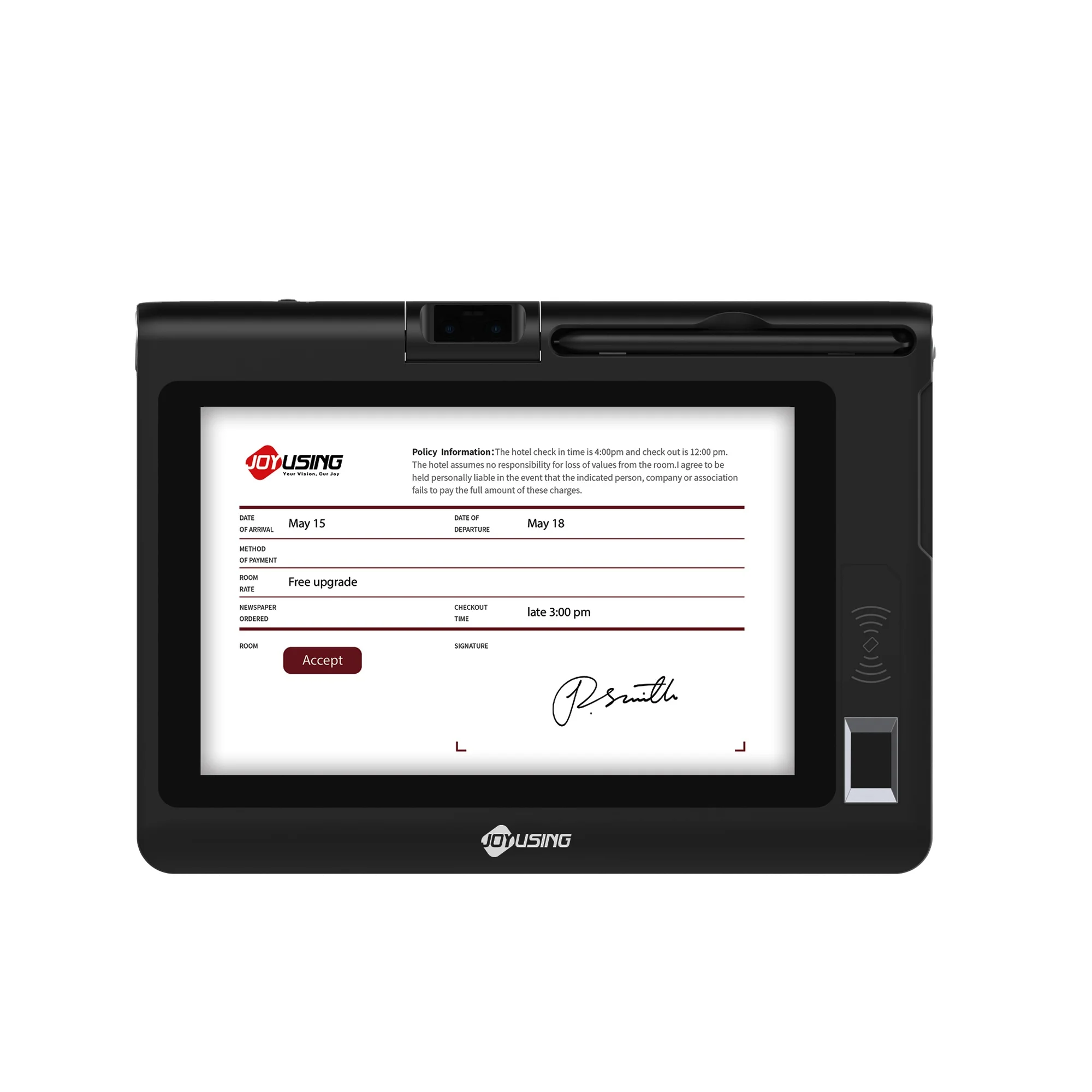 Joyusing OEM 10.1 Inch MT510B Signature Pad in Stock!