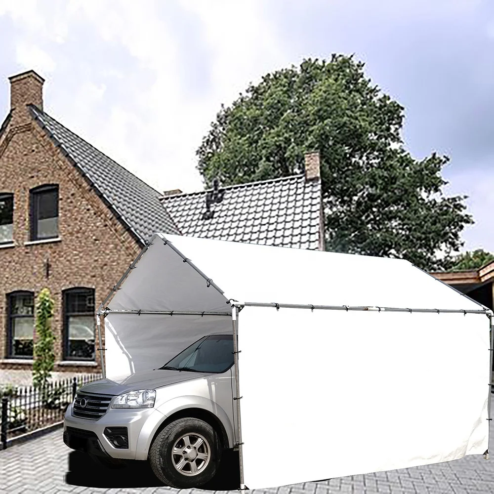 

Tarpaulin Tent White PE Tarpaulin Fabric for Outdoor Use Cover for Rain SunfirewoodRoof Pool Boat Car