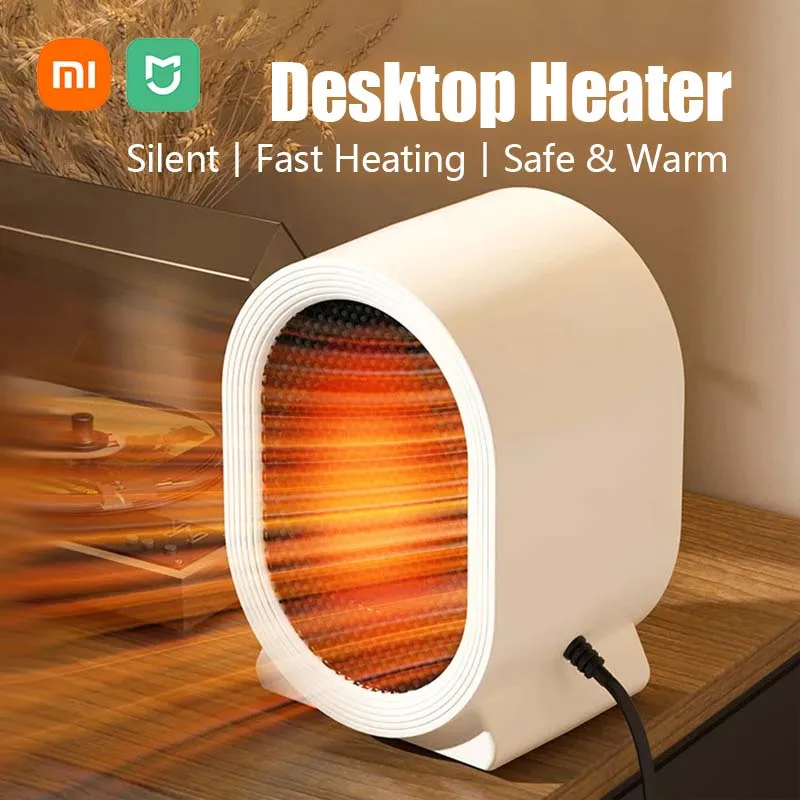 Xiaomi Desktop Heater Portable Fast Heating Silent Overheating Protection Anti-Tipping Mini Safe Heaters For Bedroom Office Home