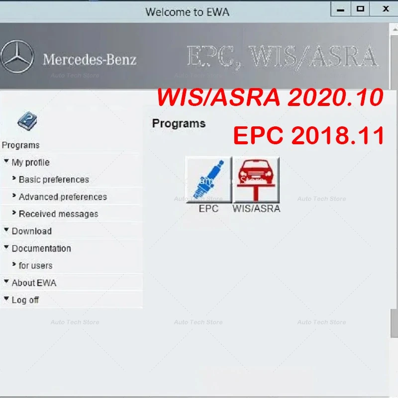 Fro Merceedes 2020  SMART WIS ASRA & EPC Repair Workshop Manual, Dealer Service
