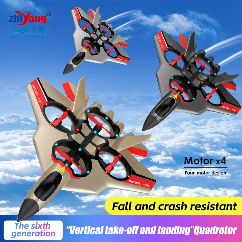 Zy905 360 degree stunt rotating hover remote control foam aircraft children's toy adult glider four axis aircraft UAV