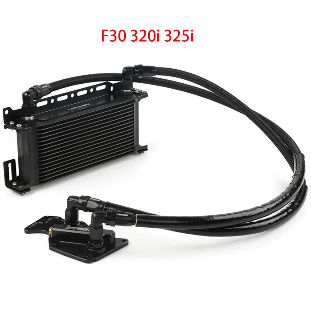 The BATTLEBEE automotive engine modification oil cooler kit is compatible with the F series F30 320i 325i 2.0T B48B engine oil f