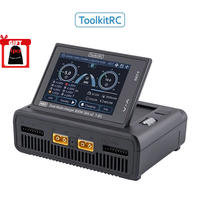 ToolkitRC M8D 1600W 50A DC Balance Touch Screen Charger 65W Fast Charge Dual Channels for 1-8S Lipo Battery For Rc FPV Drone Car