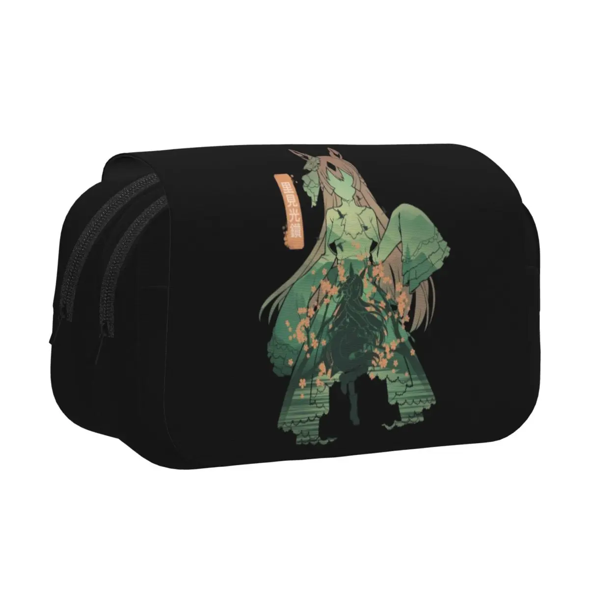 

Double Clamshell Pen Case Satono Diamond Uma Musume Anime Pencilcases Pen Box for Student Bag Students School Gifts Stationery