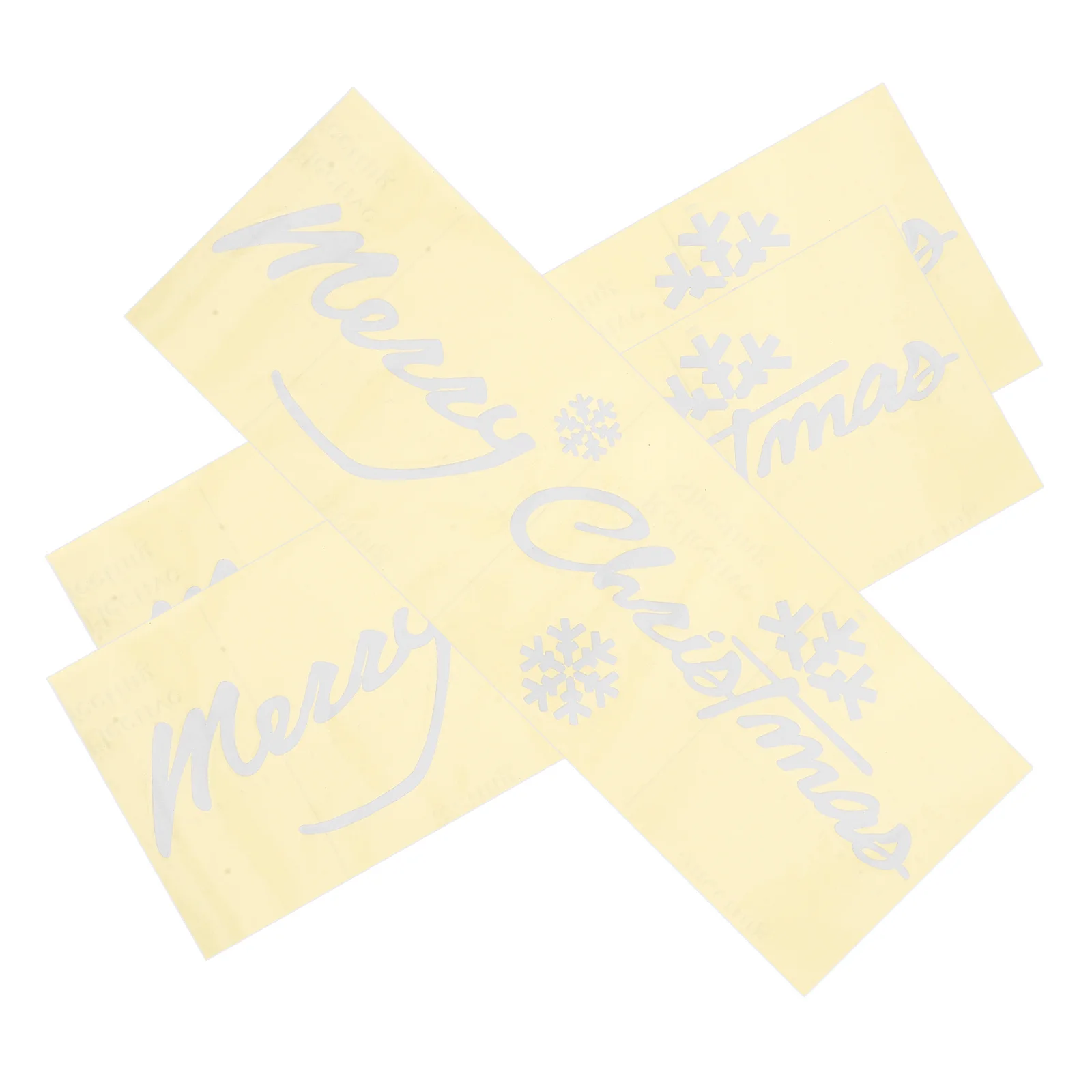 

3Pcs Christmas Sticker Reflective Car Window Decals Easy Apply Remove Holiday Decor Merry Christmas Window Clings