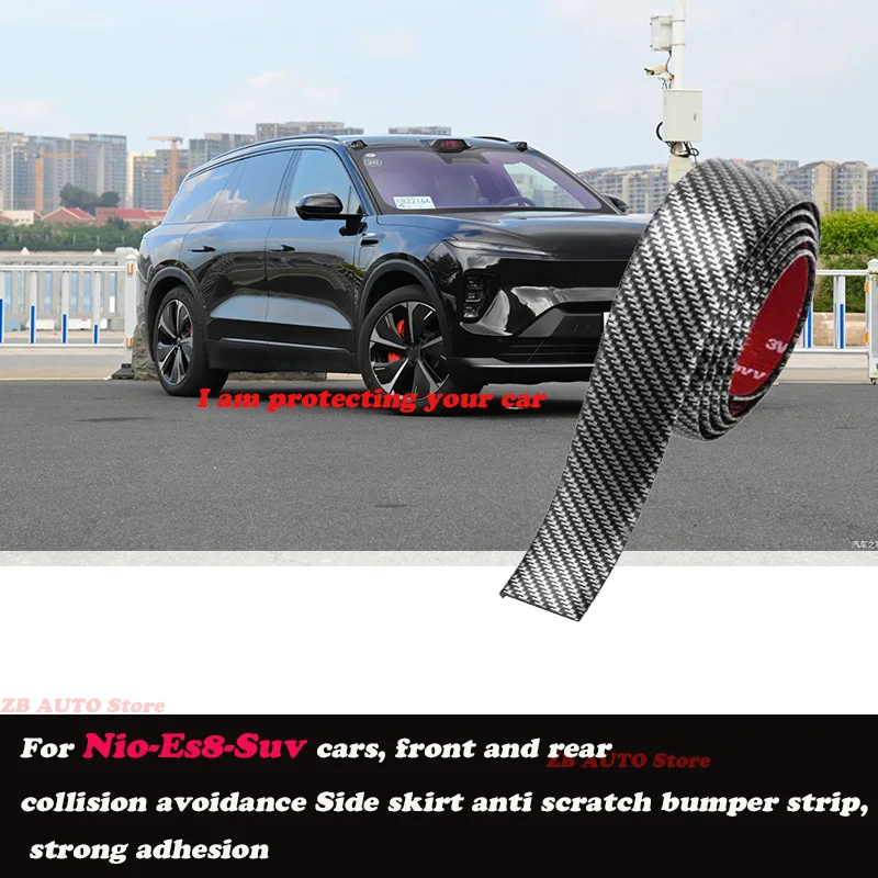 

Strong adhesive bumper strip, front and rear lip side skirts, collision and scratch resistant suitable For Nio Es8 Suv