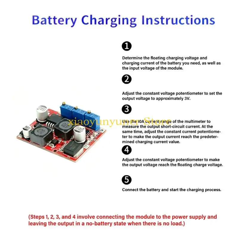 

P9JB Adjustable Constant Current Voltage Regulator Module Automatic Stepping Down Boost Conversion Supports Multiple Battery PCB