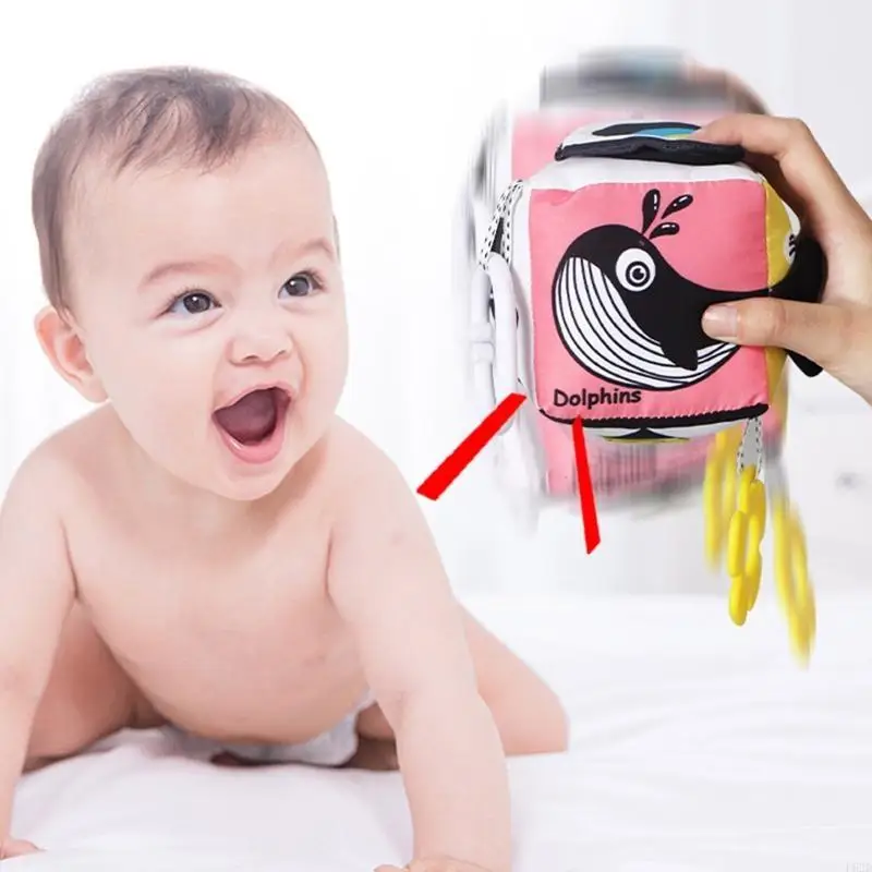 F62d Baby Cartoon Animal Music voor speelbed hangende bel baby kinderwagen mobiel prespese