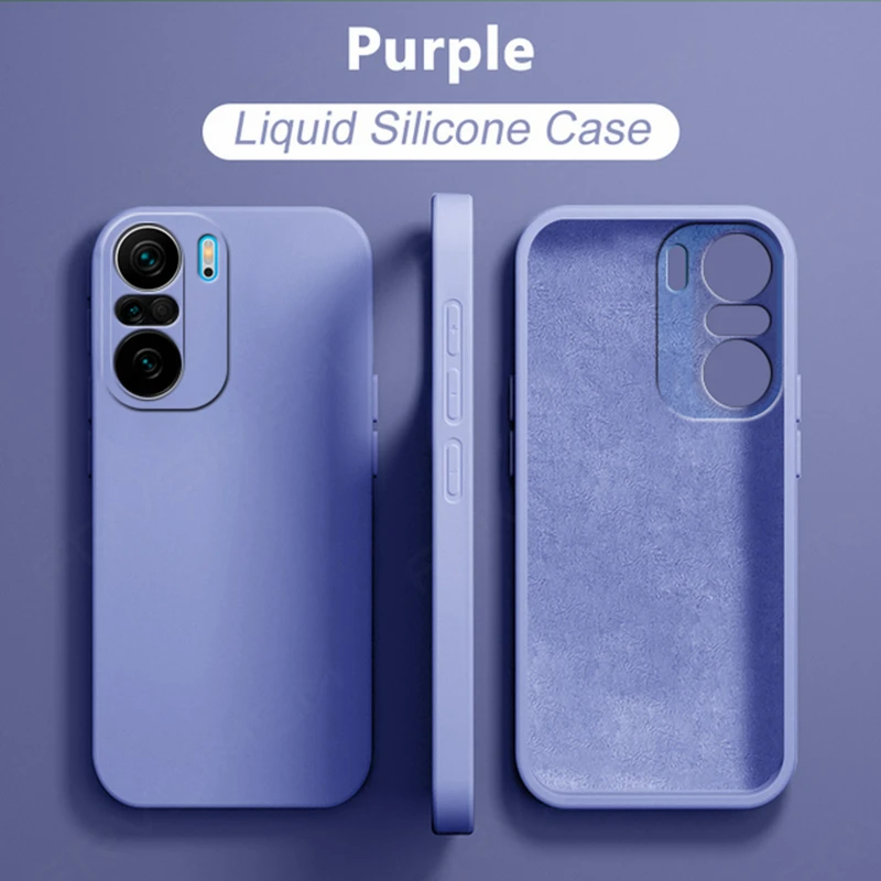 20 Colors Original Liquid Silicone Case for POCO F3 POCOF3 XIAOMI POCOF3 F 3 PO F3 Global Version Phone Case Full Cover