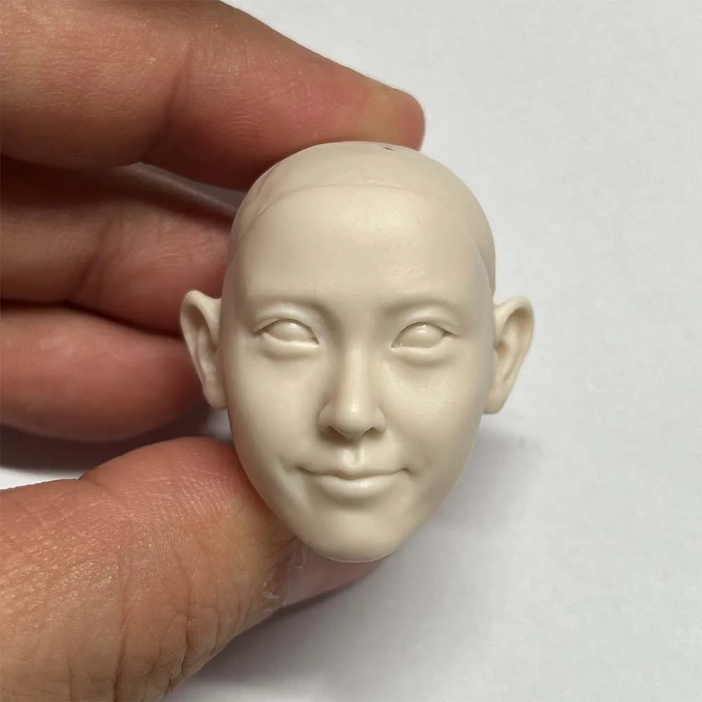 

Unpanited FeMale Head Carving South Korea Movie Asis singer Soldier Doll Model 1/6 Scale Action Figure Body Toys