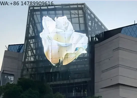 Custom Weatherproof Outdoor LED DisplayHigh Brightness Transparent Screen Display/ Window Glass Curtain Display Transparent/ Tra