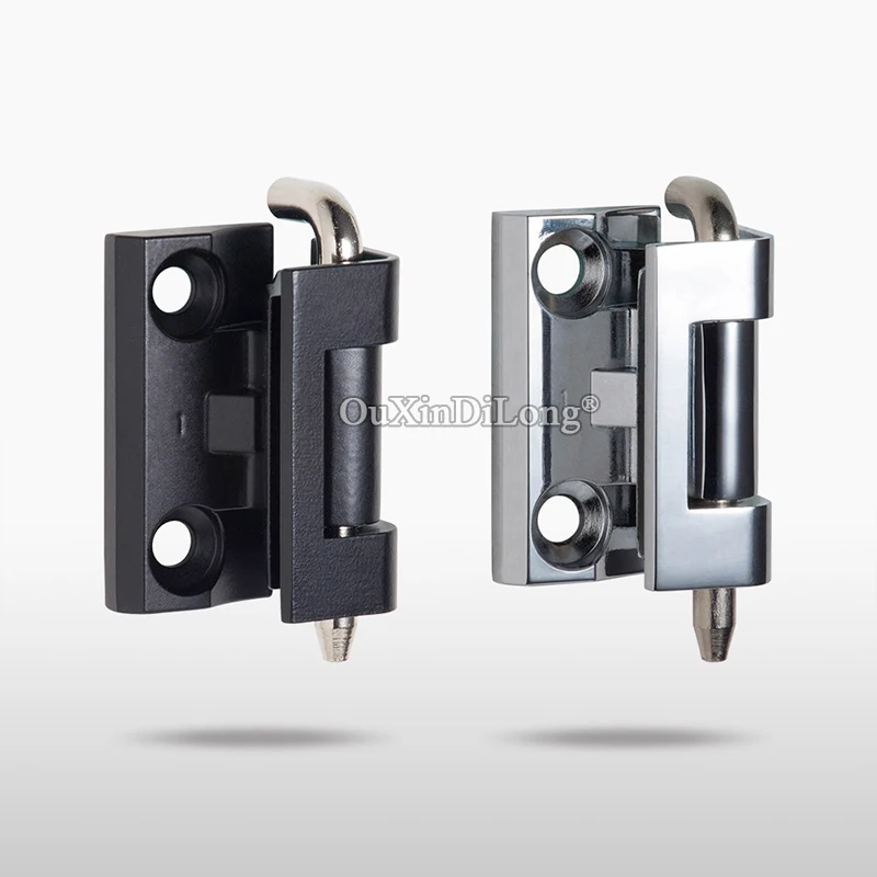 8PCS Zinc Alloy Industrial Machinery Hinges Distribution Box Hinge Chassis Hinge Switch Electric Cabinet Door Hinge Black/Chrome