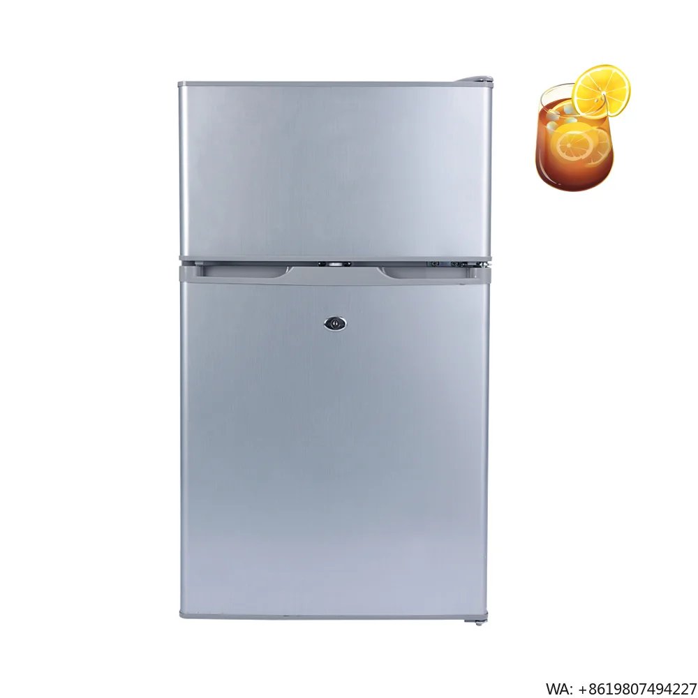 108 L 12/24V DC Upright Top Freezer  Refrigerator with Solar Panel Durable Appliance  Energy Efficient and Eco-friendly