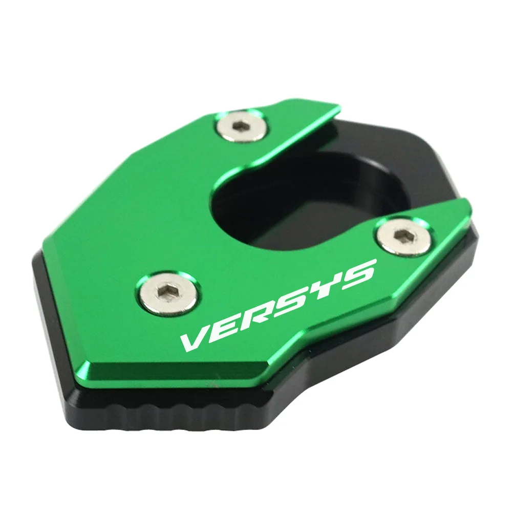 For KAWASAKI Versys 1000 2015-2021 CNC Aluminum alloy Modified Side Stand Pad Plate Kickstand Enlarger Support Extension