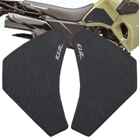 Almohadilla lateral para tanque de combustible para KAWASAKI KLR 650 KLR650 2021-2024, almohadillas protectoras para depósito de motocicleta, pegatinas, almohadilla de tracción para agarre de rodilla