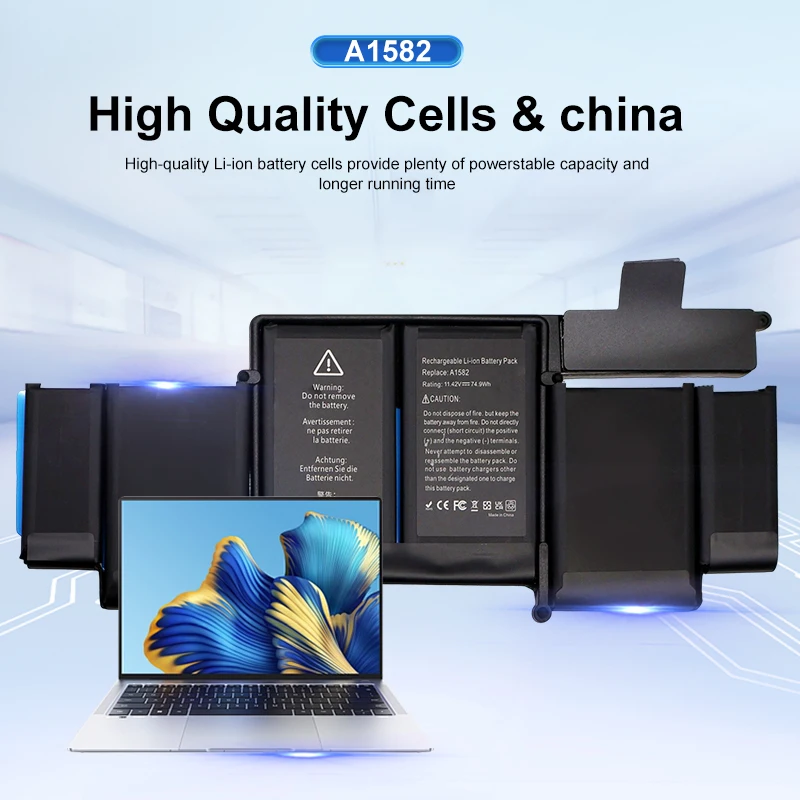 

A1582 Battery For Apple MacBook Pro 13" Retina A1502 2013 2014 2015 Year + 24-Month warranty