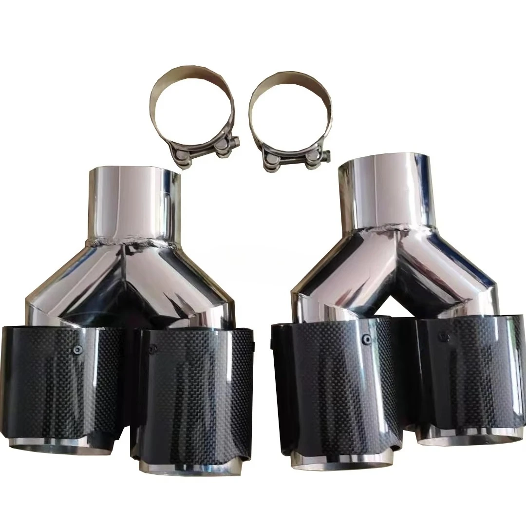 

SXLL Suitable for Akrapovic Racing Performance Stainless Steel Carbon Fiber Exhaust Pipe System Muffler with GTI Prompt for GTI