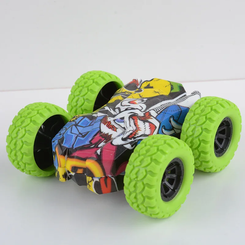 Quatro rodas motrizes inércia dupla face dublê carro, brinquedos para crianças, off-road, Bater resistência veículo brinquedo