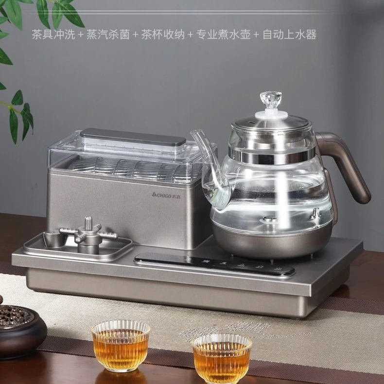 

Chigo automatic bottom kettle electric tea table embedded stove for teapots cup washing disinfection household