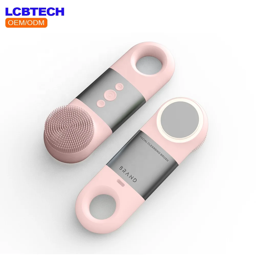 

New Hot and Cool Apply Waterproof Electric Facial Cleansing Brush for Home Use Wash Face Cleaning Deep Clean Tools