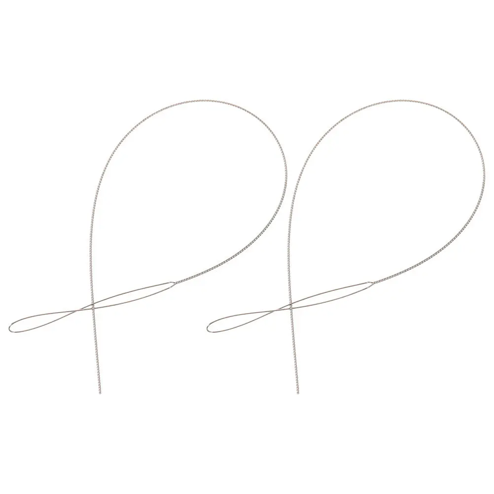 

2pcs Beading Needles Big Eye Jewelry Making Tools Diy Bracelet Spinner Needle For Silicone Clay Beads Craft Supplies