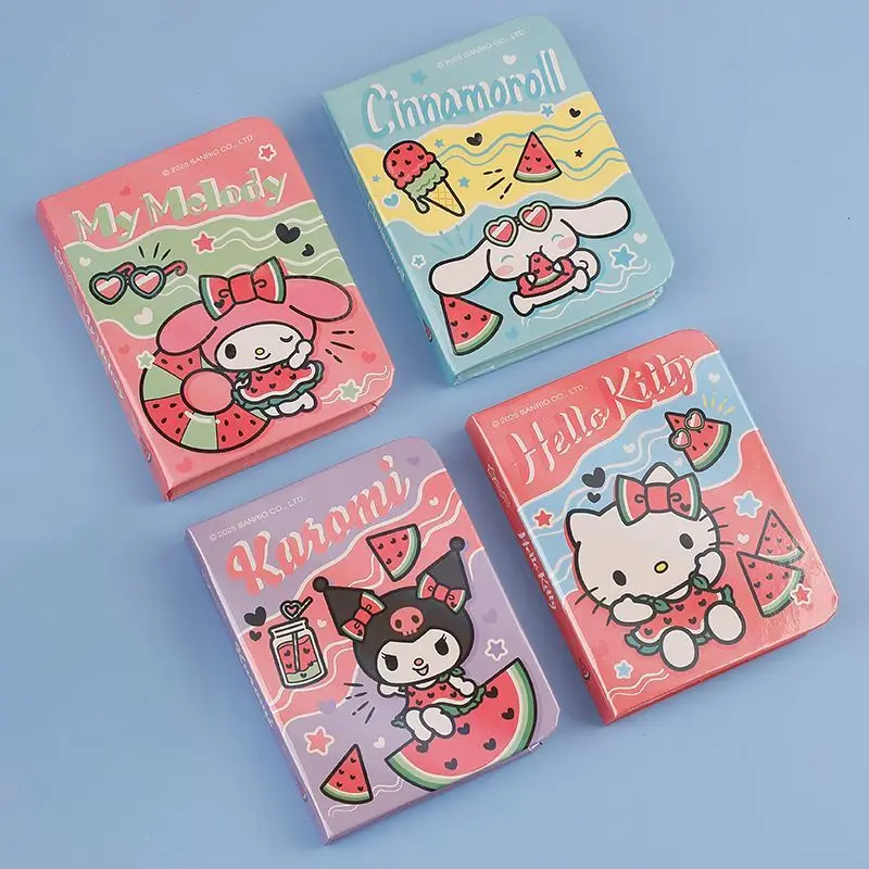 

Блокнот Kuromi, портативный карманный блокнот с героями мультфильмов, милый дневник для путешествий для девочек, школьный офисный блокнот, креативные канцелярские принадлежности в стиле аниме, подарки