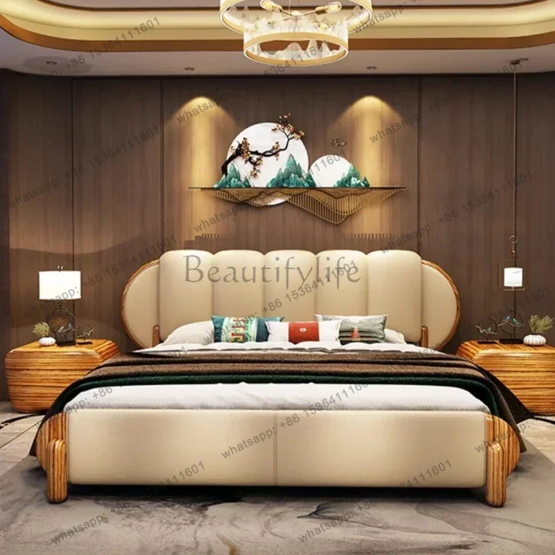 Luxury White Queen Bed Frames Aesthetic King Headboard Double Bed Frames Designer High End Meubles
