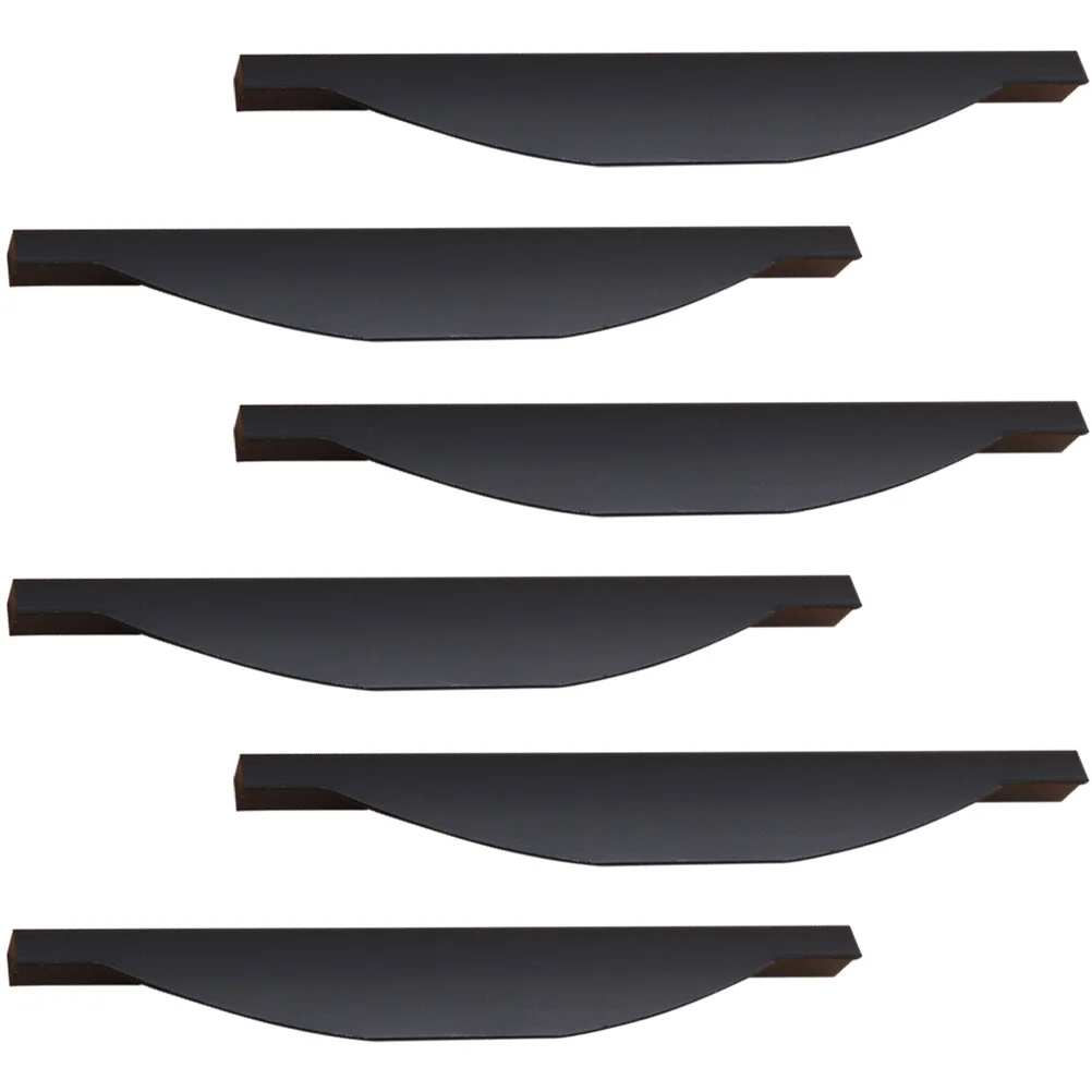 

6 Pcs Black Drawer Handle Handles Unique Pulls Cabinet Door Kitchen niture for Dresser Drawers