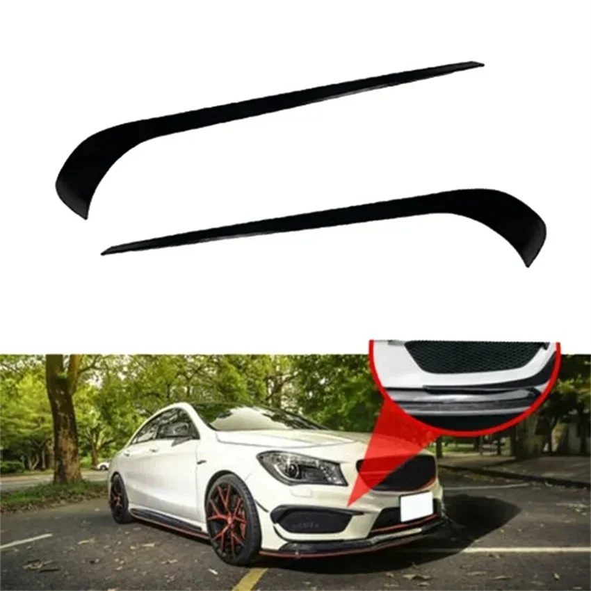 

For Mercedes X117 C117 CLA Class CLA45 CLA200 CLA220 CLA250 CLA260 AMG 2013-2015 Car Front Bumper Splitter Spoiler Trim