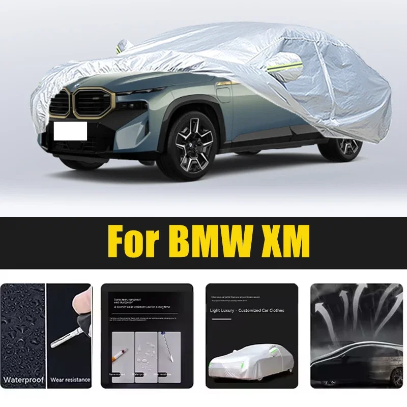 

For BMW XM Car Cover Outdoor Protection Covers Snow Sunshade Waterproof Dustproof Car Accessories Auto